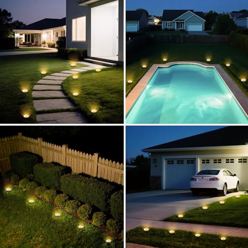 Mini Solar Ground Lights (4 Count)