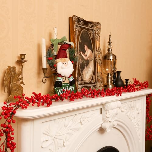 8.9FT Red Berry Garland