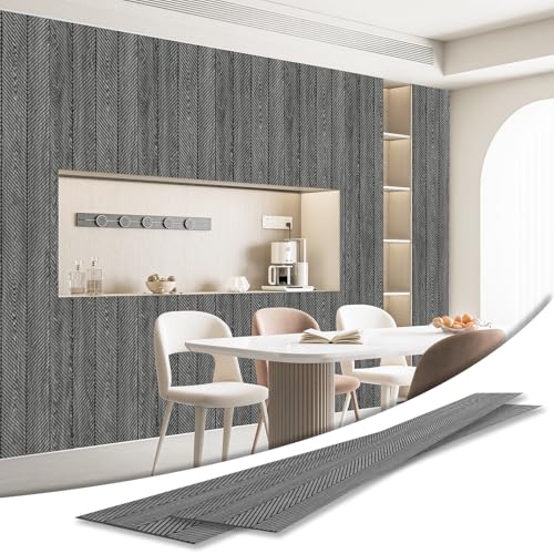 Herringbone Slim Slat Wall Panels (4 Count)