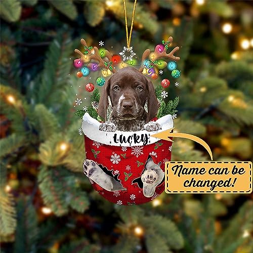 German Shorthaired Pointer Dog Christmas Ornament