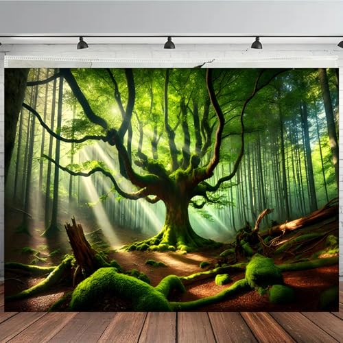Nature Tapestry Forest Tree Sea Cave Wall Hanging