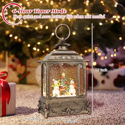 Christmas Snow Globe Lantern
