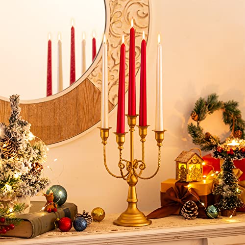 Gold Candelabra Candle Holders for Wedding Christmas