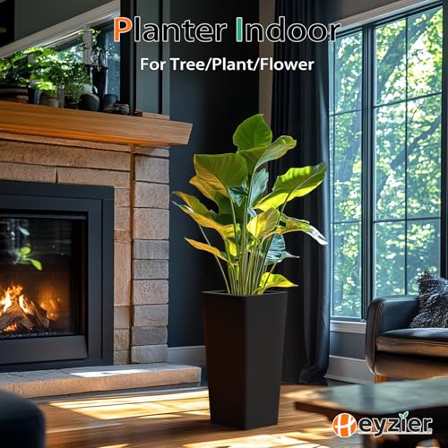 Tall Planters for Outdoor Plants (2 Count)
