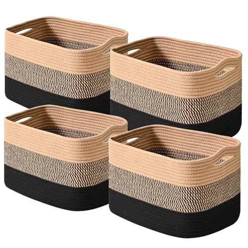 Storage Baskets for Shelves Organizing (4 Count)