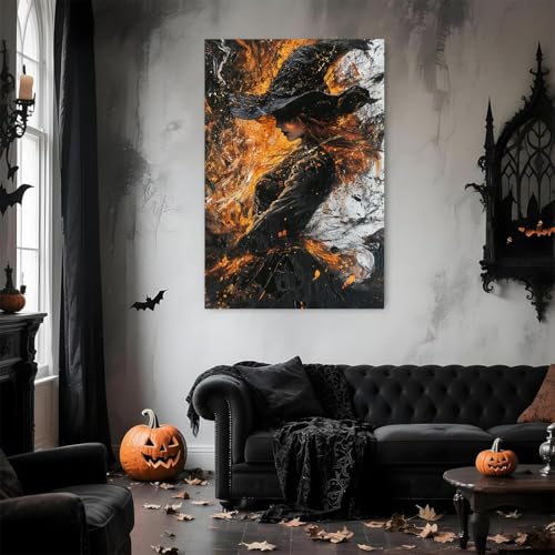 Witch Canvas Poster Print