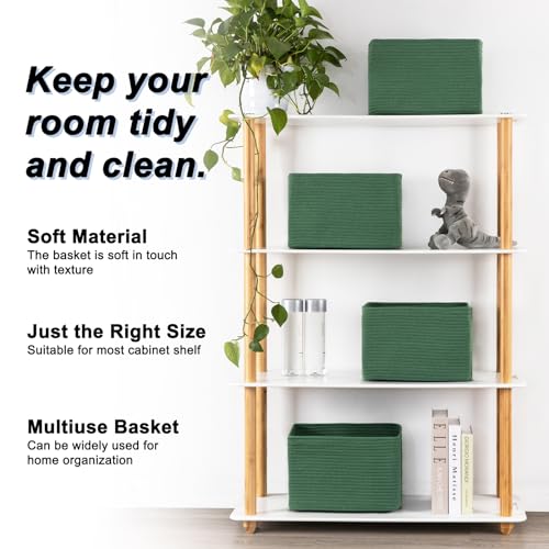 4 Pack Storage Baskets for Organizing (4 Count)