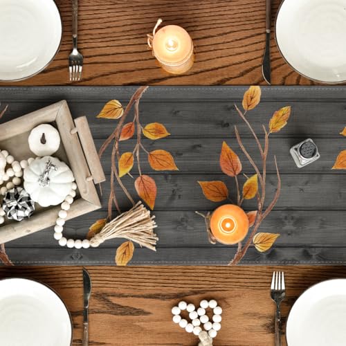 210 GSM Fall Table Runner Home Party Decor 13x90 Inch