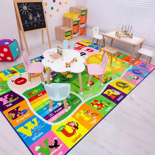BENRON 3x5 Kids Rug for Playroom Classroom