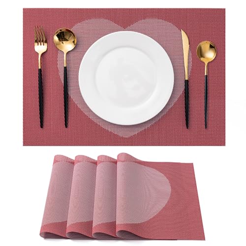 Placemats Set of 4 Washable Indoor (4 Count)