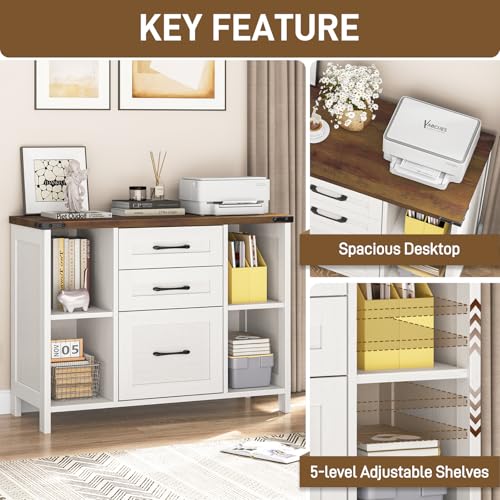 File Cabinet with 3 Drawers