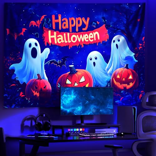 UV Reactive Halloween Tapestry