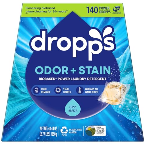 Odor & Stain Laundry Detergent Pods (140 Count)