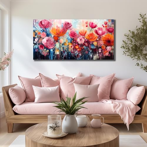 Flower Wall Art for Living Room
