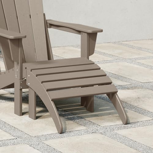 Outdoor Patio Adirondack Ottoman Foot Rest