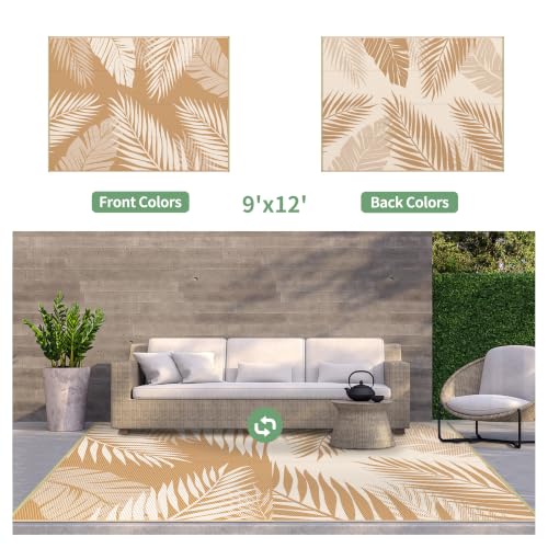 Outdoor Rug Waterproof Plastic Rugs for Patio