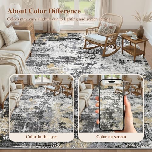 5x7 Area Rug for Living Room (12 Count)