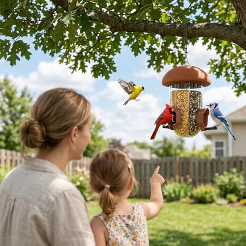LONA Bird Feeder with 3 Compartments