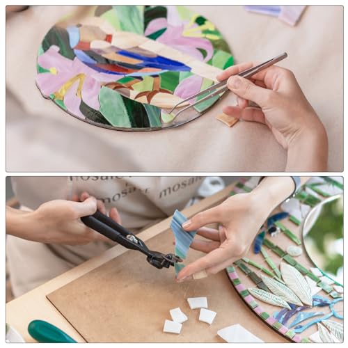 200g Glass Mosaic Tiles for Craft