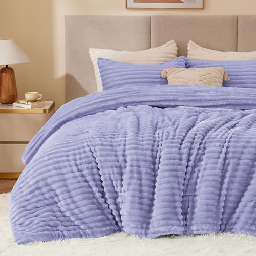 Fleece Queen Comforter Set