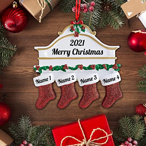 Personalized Christmas Ornaments Family of 2
