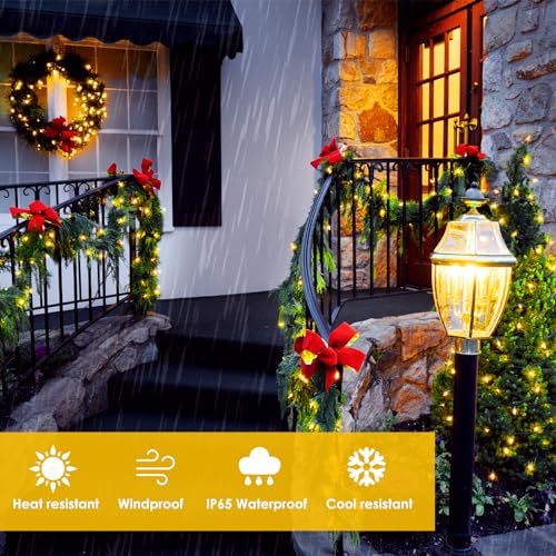 Solar String Lights Outdoor (144 Foot)