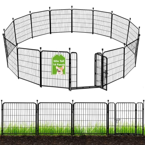 Garden Fence with Gate 32in (14 Count)