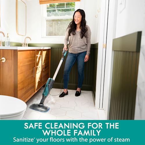 2-in-1 Steam Mop Hard Floor Cleaner