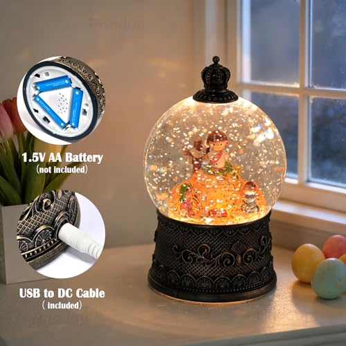 Nativity Snow Globe Empty Tomb Nativity Scene Christmas Decor 105mm