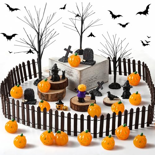 30 Pcs Halloween Village Accessories (30 Count)