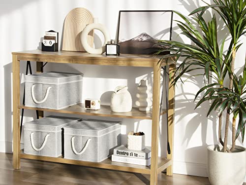 Storage Bins with Lids (3 Count)