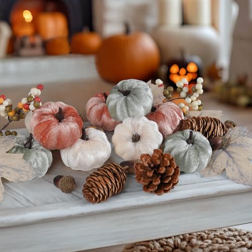 25 PCS Pumpkin Decor Set