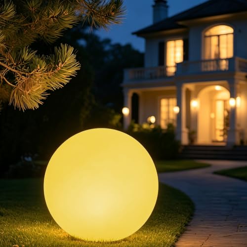 Large Outdoor LED Globe Orb Light