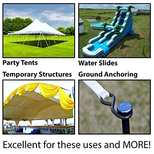 Heavy Duty Single Head Tent Stakes (25 Count)