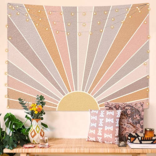 Boho Sun Tapestry Wall Hanging