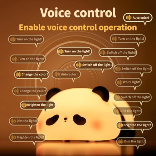 Panda Night Light for Kids