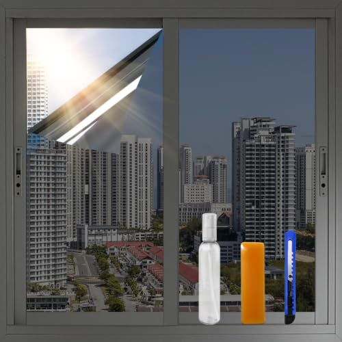 One Way Window Privacy Film with Tools