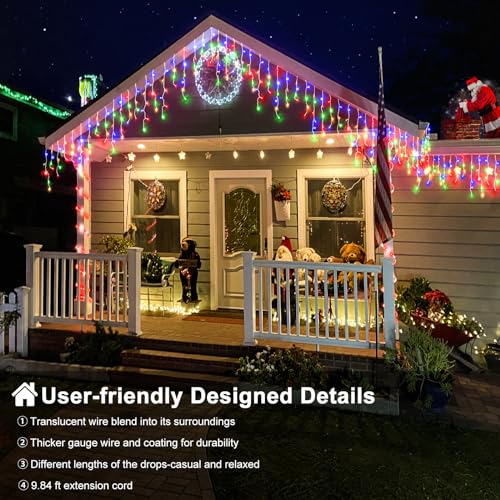 Colored Christmas Lights Outdoor