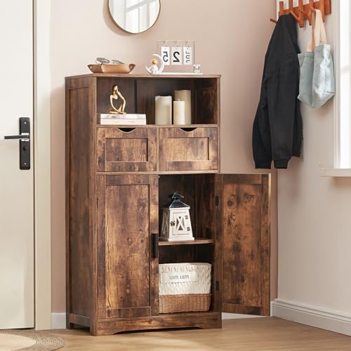 Bathroom Storage Cabinet with 2 Drawers