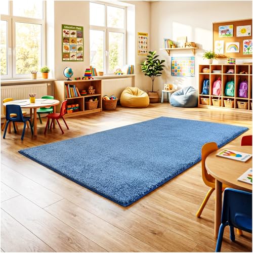 Soft & Colorful 4' x 4' Kids Classroom Area Rug