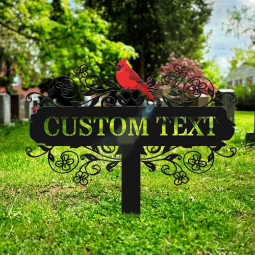Personalized 12in Metal Garden Signs
