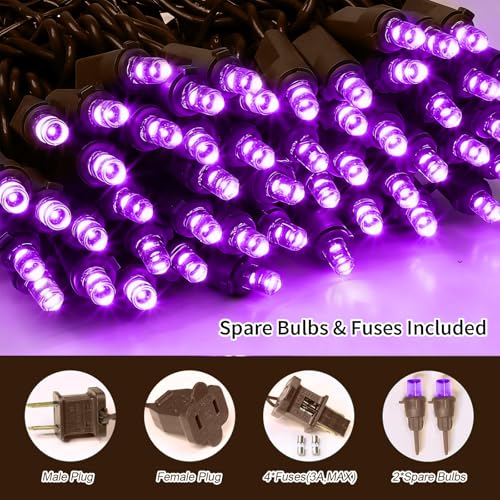 Purple Halloween Lights (100 Count)