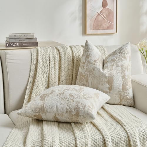 Pack of 2 Faux Cashmere Throw Pillow Covers 26x26 Inch (2 Count)