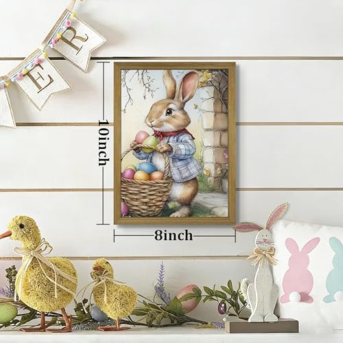 Framed Easter Bunny Wall Art