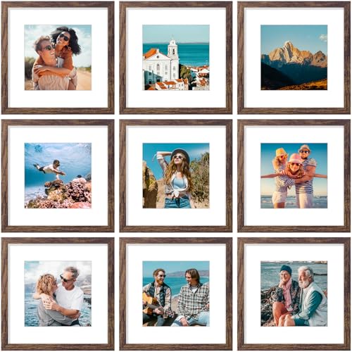 12x12 Picture Frames Set of 9 (9 Count)