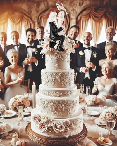 Skeleton Bride and Groom 6.4'' (2 Count)