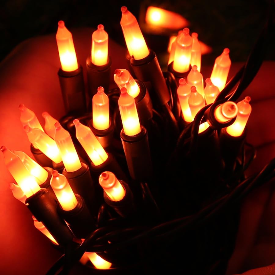 Candy Corn Halloween Lights (12.5 Foot)
