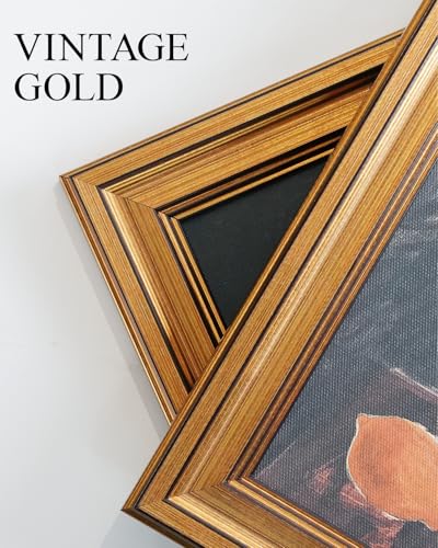 Vintage Gold Framed Wall Art for Living Room