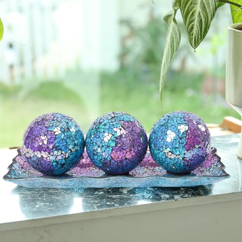 Decorative Glass Bowl Balls (4 Count)