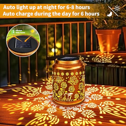 Butterfly Solar Lantern Lights 2 Pack (2 Count)